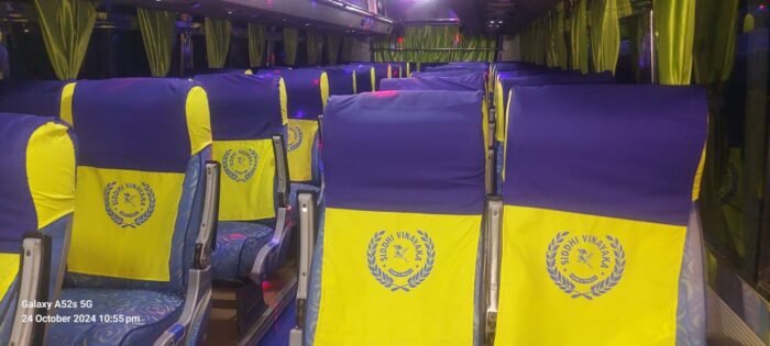Luxury Bus 40 Seater interior