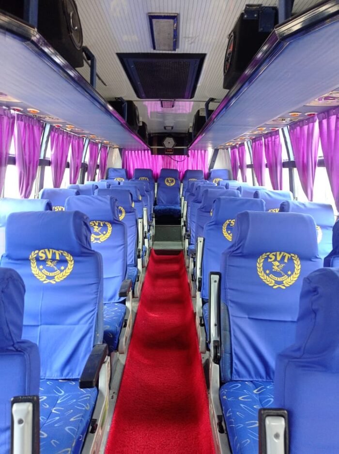 Luxury Bus 33 Seater interior